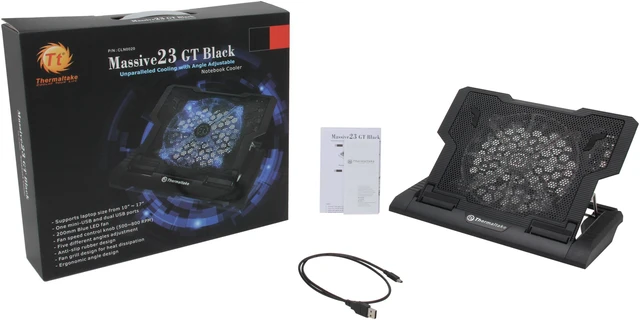 Alt view image 6 of 6 - Thermaltake Massive 23 GT Black CLN0020