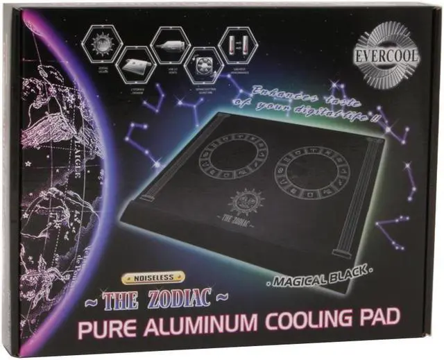 Alt view image 4 of 4 - EVERCOOL Notebook Cooler EC-NP-301BK