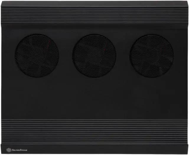 Alt view image 2 of 7 - Silverstone Aluminum Constructed Notebook Cooler NB01B