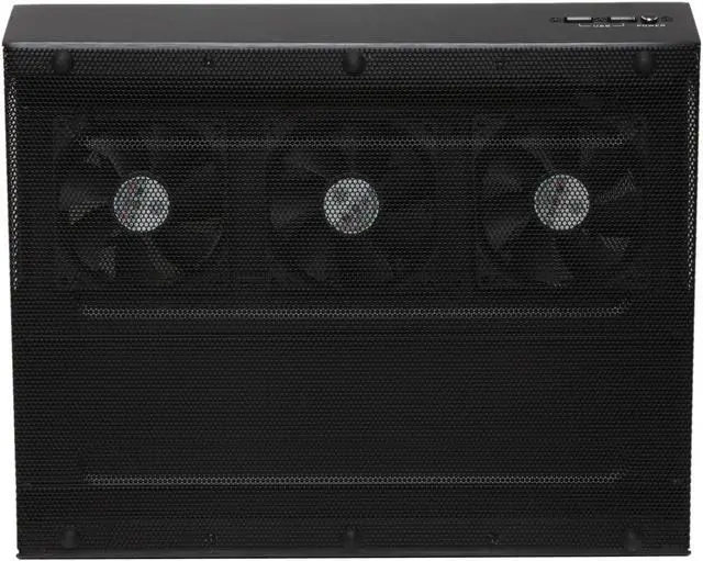 Alt view image 3 of 7 - Silverstone Aluminum Constructed Notebook Cooler NB01B