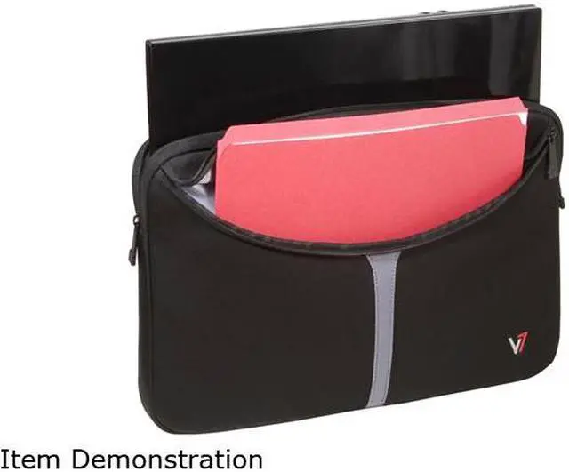 Alt view image 2 of 3 - V7 Black with red accents 16" Professional Sleeve Model CSP1-9N