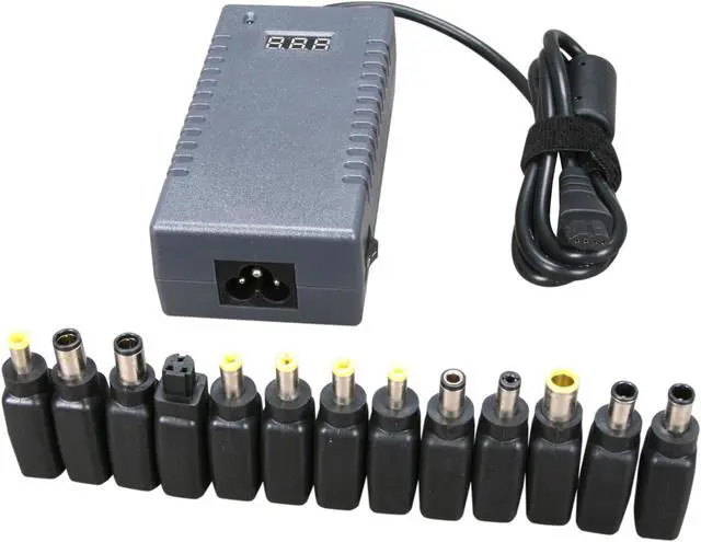 Alt view image 2 of 6 - Cables Unlimited PWR-LAP-UD120 120W Universal Laptop Charger with Automatic Voltage Selection & 13 Interchangeable Tips