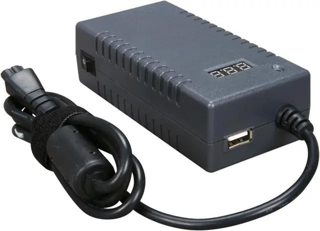 Alt view image 5 of 6 - Cables Unlimited PWR-LAP-UD120 120W Universal Laptop Charger with Automatic Voltage Selection & 13 Interchangeable Tips