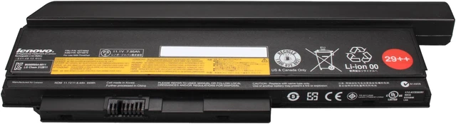 Alt view image 2 of 5 - Lenovo 0A36283 Thinkpad Battery 29++ (9 cell) for X220 Series