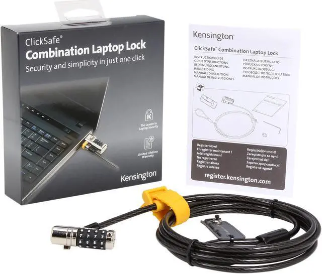 Alt view image 6 of 6 - Kensington ClickSafe Combination Laptop Lock K64697US