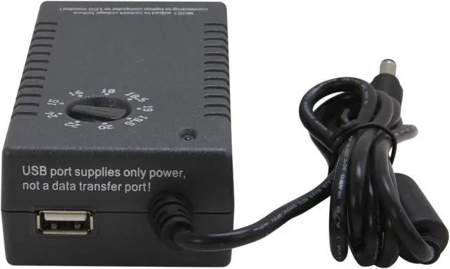 Alt view image 4 of 5 - Cables Unlimited 100W Universal AC Laptop / LCD Monitor Power Supply With USB Power/Charging Port