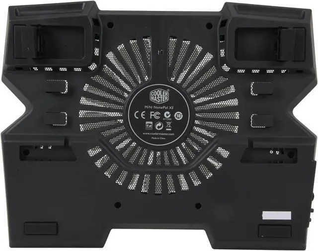 Alt view image 4 of 14 - Cooler Master NotePal X3 - Gaming Laptop Cooling Pad with 200 mm Blue LED Fan