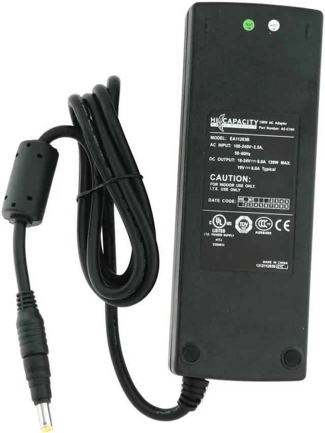 Alt view image 2 of 4 - Battery-Biz AC-C10K 15 to 24 Volt 120 Watt AC Adapter