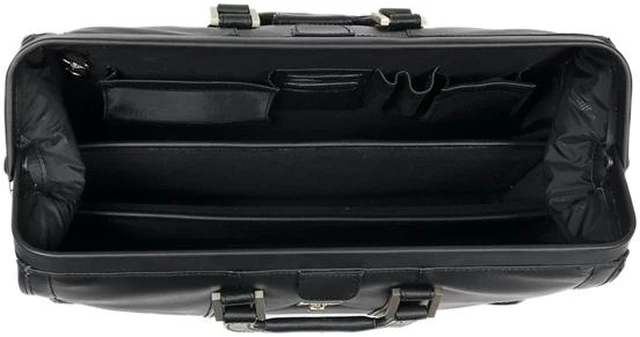 Alt view image 2 of 3 - McKlein Black 17" MORGAN Litigator Laptop Briefcase Model 83345