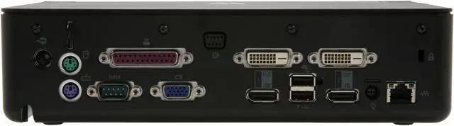 Alt view image 4 of 6 - HP NZ223AA#ABA 230W Advanced Docking Station