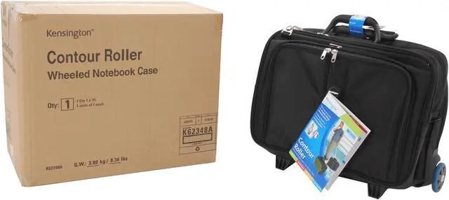 Alt view image 10 of 10 - Kensington Black Contour Roller Notebook Case Model K62348