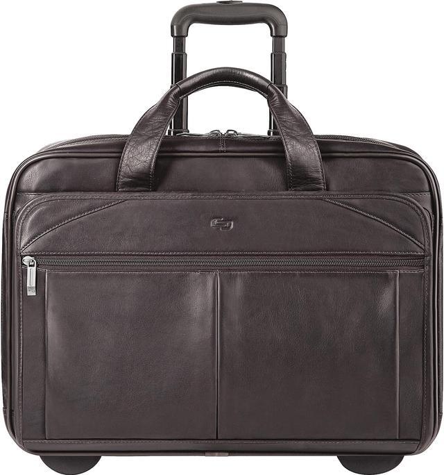 Main image of SOLO Espresso 15.6" Rolling Laptop Case Model D529-3
