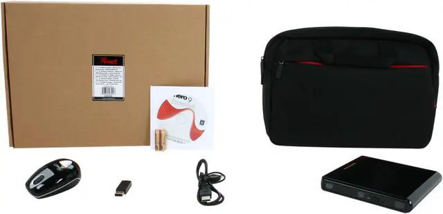 Alt view image 8 of 8 - Rosewill Black 10.2" / 11.2" Netbook Sleeves with Wireless Mouse and Ext Slim DVD Burner R-BP-KIT774