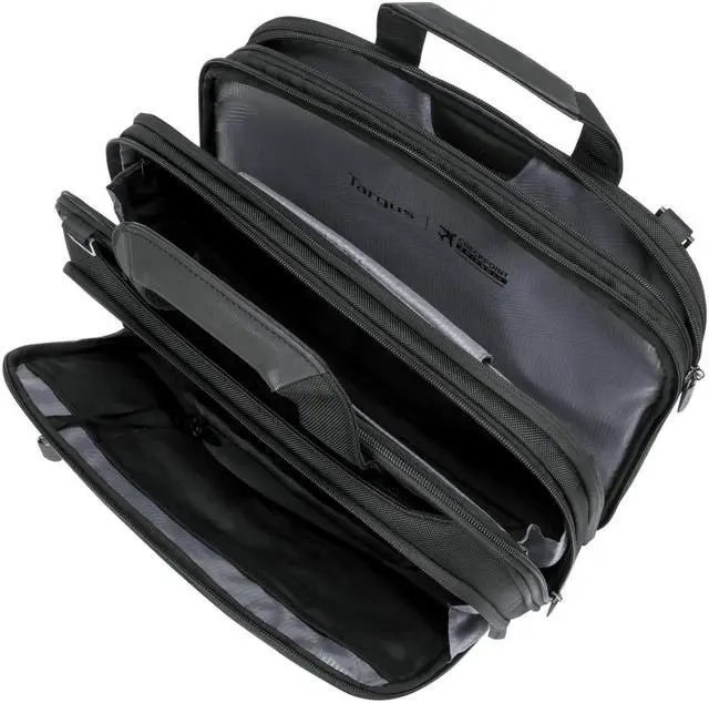 Alt view image 8 of 8 - Targus Traveler CUCT02UA14S Carrying Case (Briefcase) for 14" Notebook, Tablet - Black