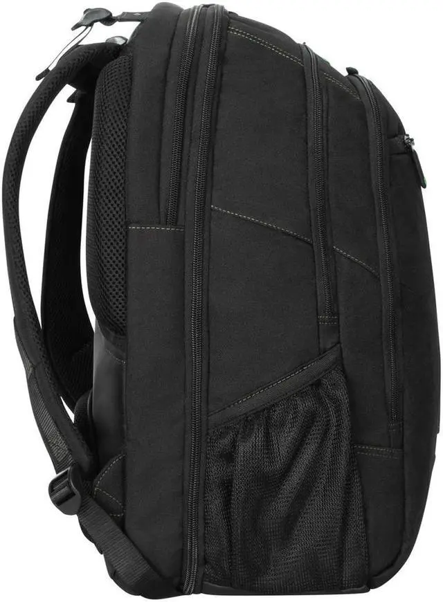 Alt view image 11 of 11 - Targus EcoSmart TBB019US Carrying Case (Backpack) for 17" Notebook - Black, Green