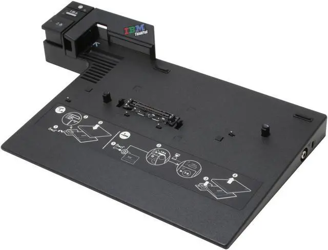 Alt view image 2 of 5 - ThinkPad Black 250410U Advanced Mini Dock with US/Canada/LA Line Cord