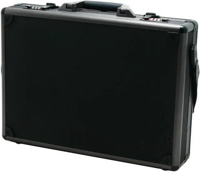 Alt view image 6 of 7 - Targus Black/Gunmetal 17" Aluminum Attache Notebook Case Model TED001