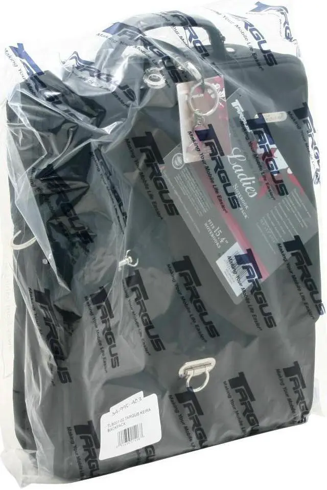 Alt view image 8 of 8 - Targus Black 15.4" Ladies Notebook Backpack Model TLB001