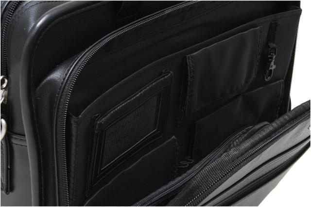 Alt view image 5 of 8 - Targus Black 15.4" Leather Notebook Case Model TLE300