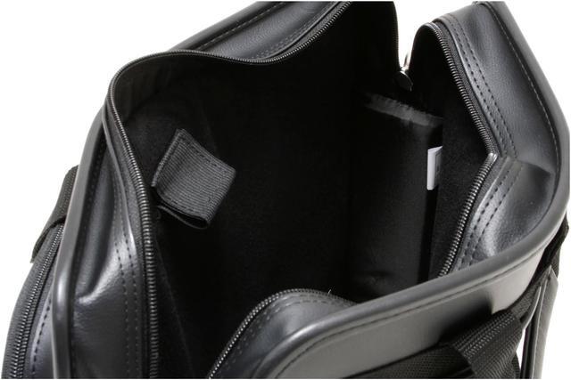 Alt view image 7 of 8 - Targus Black 15.4" Leather Notebook Case Model TLE300