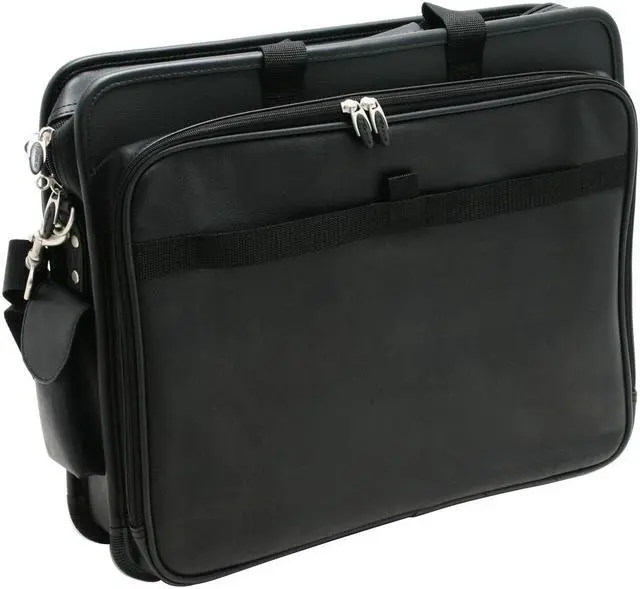 Alt view image 4 of 7 - Targus Black 17" Deluxe Leather Laptop Case TLE400