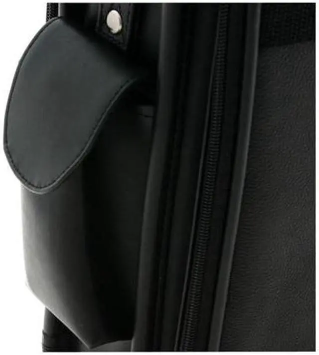 Alt view image 6 of 7 - Targus Black 17" Deluxe Leather Laptop Case TLE400