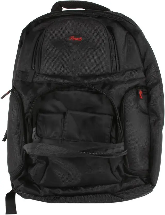 Alt view image 7 of 8 - Rosewill Black 15.4" Notebook BackPack Model RBG-15401BP