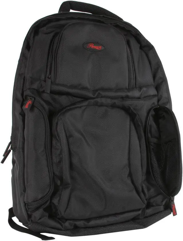 Alt view image 8 of 8 - Rosewill Black 15.4" Notebook BackPack Model RBG-15401BP