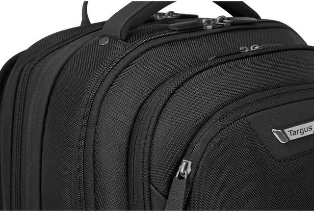 Alt view image 10 of 10 - Targus 15.6" Corporate Traveler Backpack (Black) - CUCT02B