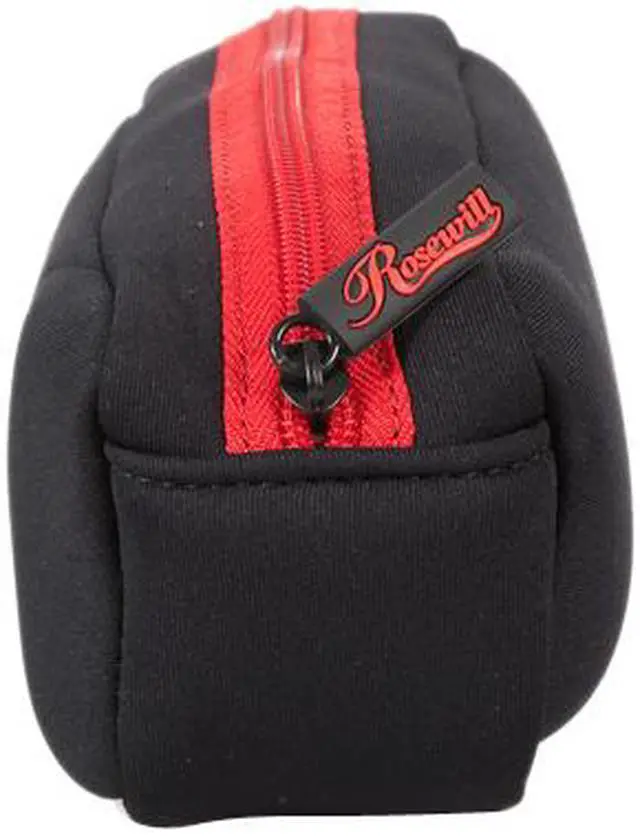 Alt view image 8 of 8 - Rosewill Black/Red 13.3" Notebook Sleeve with AC Adapter Pouch Model RBG-13301SV