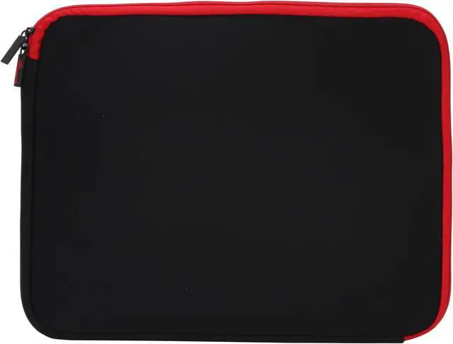 Alt view image 3 of 13 - Rosewill Black/Red 15.4"/15.6" Notebook Sleeve with AC Adapter Pouch Model RBG-15401SV