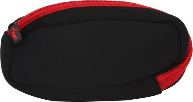 Alt view image 12 of 13 - Rosewill Black/Red 15.4"/15.6" Notebook Sleeve with AC Adapter Pouch Model RBG-15401SV