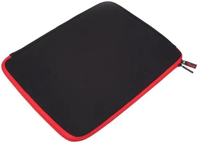 Alt view image 5 of 13 - Rosewill Black/Red 15.4"/15.6" Notebook Sleeve with AC Adapter Pouch Model RBG-15401SV
