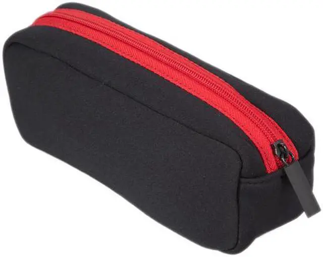 Alt view image 10 of 13 - Rosewill Black/Red 15.4"/15.6" Notebook Sleeve with AC Adapter Pouch Model RBG-15401SV