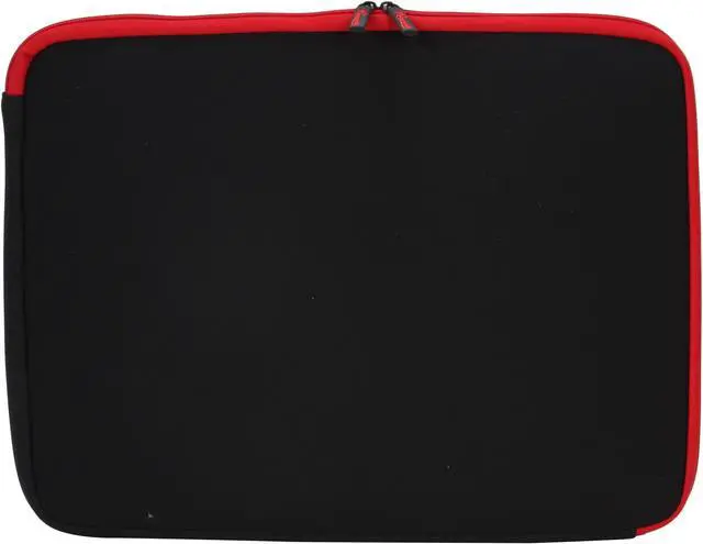 Alt view image 2 of 14 - Rosewill Black/Red 17" Notebook Sleeve with AC Adapter Pouch Model RBG-17001SV