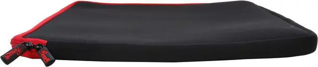 Alt view image 5 of 14 - Rosewill Black/Red 17" Notebook Sleeve with AC Adapter Pouch Model RBG-17001SV