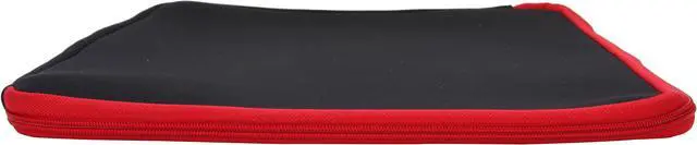 Alt view image 6 of 14 - Rosewill Black/Red 17" Notebook Sleeve with AC Adapter Pouch Model RBG-17001SV