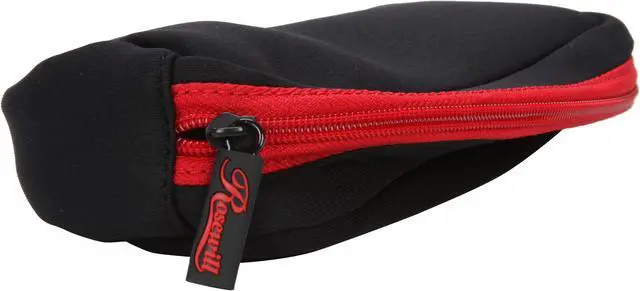 Alt view image 10 of 14 - Rosewill Black/Red 17" Notebook Sleeve with AC Adapter Pouch Model RBG-17001SV