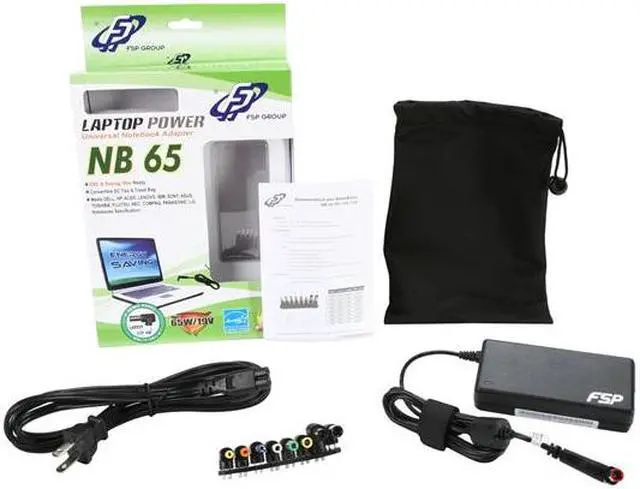 Alt view image 4 of 4 - FSP Group NB 65 65W Universal Notebook PC Adapter