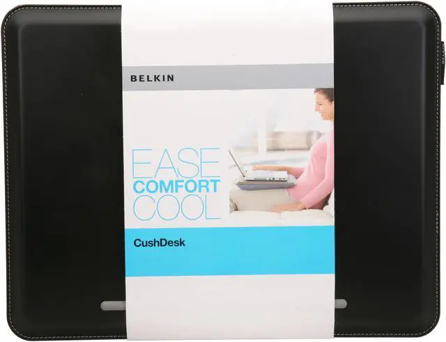 Alt view image 6 of 6 - BELKIN CushDesk - Pitch Black/Soft Gray F8N143-KSG