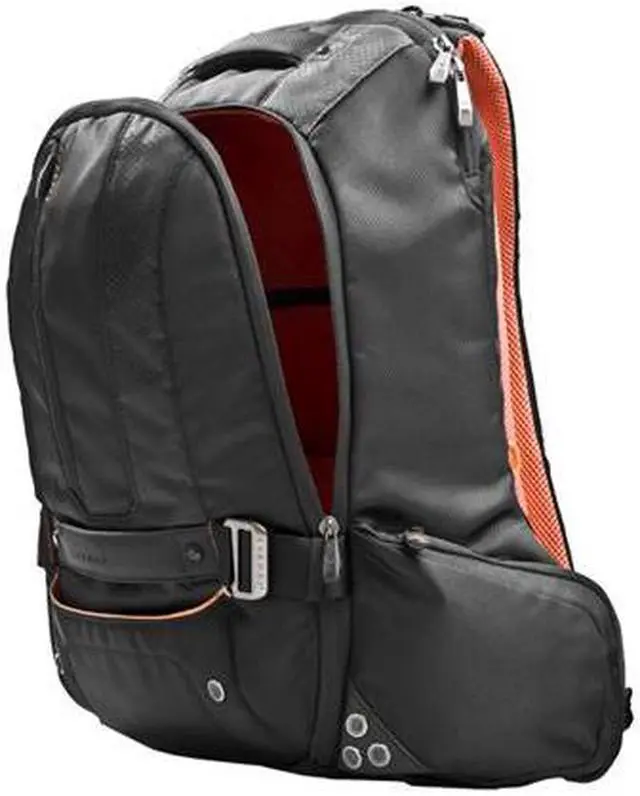 Alt view image 5 of 10 - Everki Black 18" Beacon Laptop Backpack w/Gaming Console Sleeve Model EKP117NBKCT