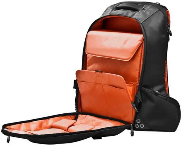 Alt view image 10 of 10 - Everki Black 18" Beacon Laptop Backpack w/Gaming Console Sleeve Model EKP117NBKCT