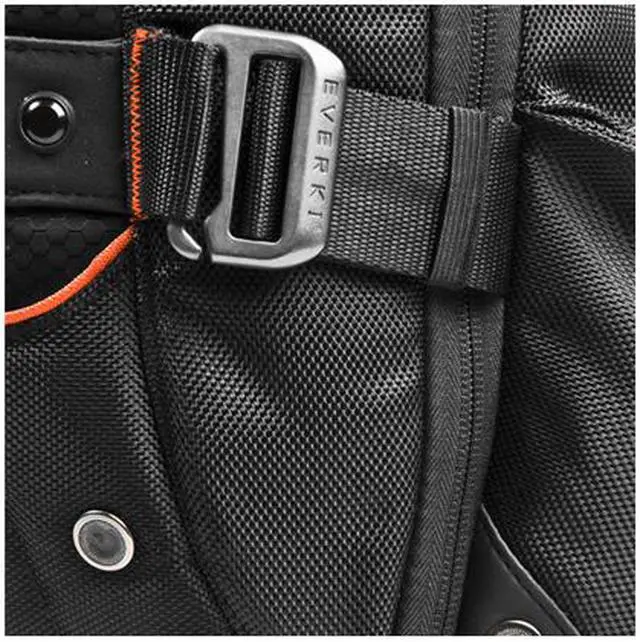 Alt view image 9 of 10 - Everki Black 18" Beacon Laptop Backpack w/Gaming Console Sleeve Model EKP117NBKCT