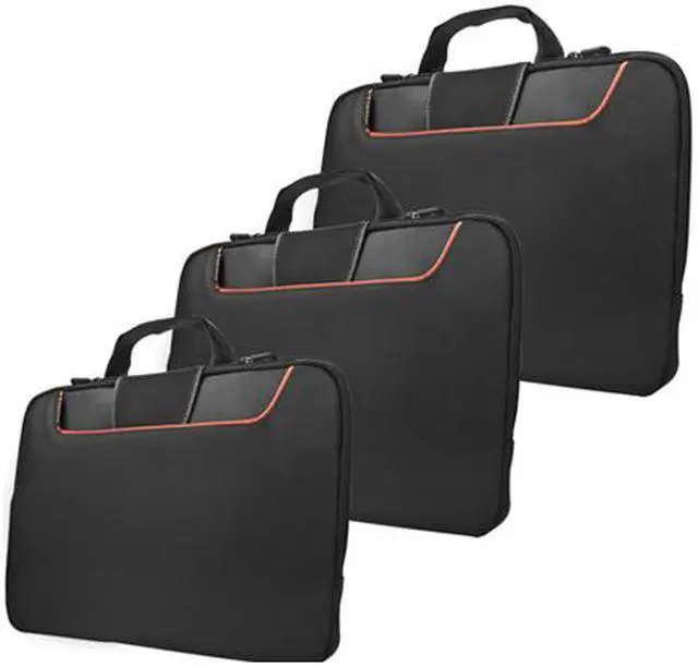 Alt view image 6 of 6 - Everki Black 15.4" Commute Laptop Sleeve w/Memory Foam Model EKF808S15