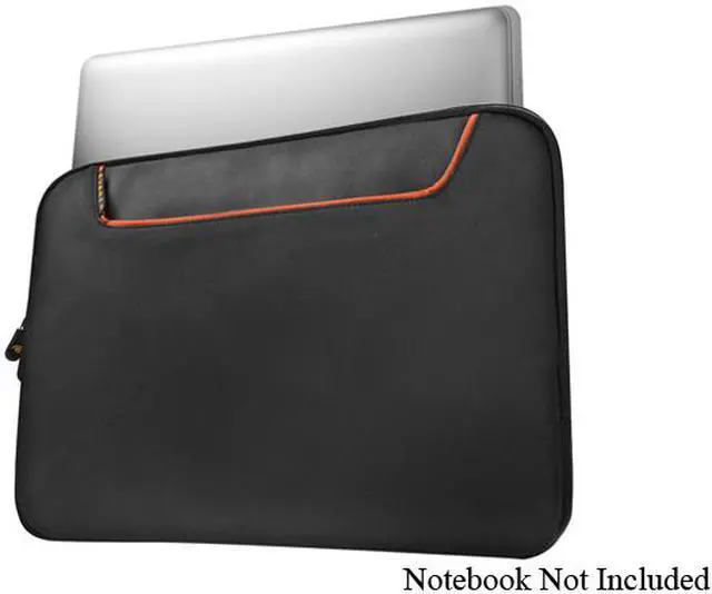 Alt view image 4 of 6 - Everki Black 15.4" Commute Laptop Sleeve w/Memory Foam Model EKF808S15