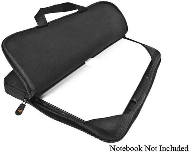 Alt view image 5 of 6 - Everki Black 15.4" Commute Laptop Sleeve w/Memory Foam Model EKF808S15