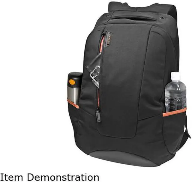 Alt view image 4 of 6 - Everki Black 17" Swift Light Laptop Backpack Model EKP116NBK