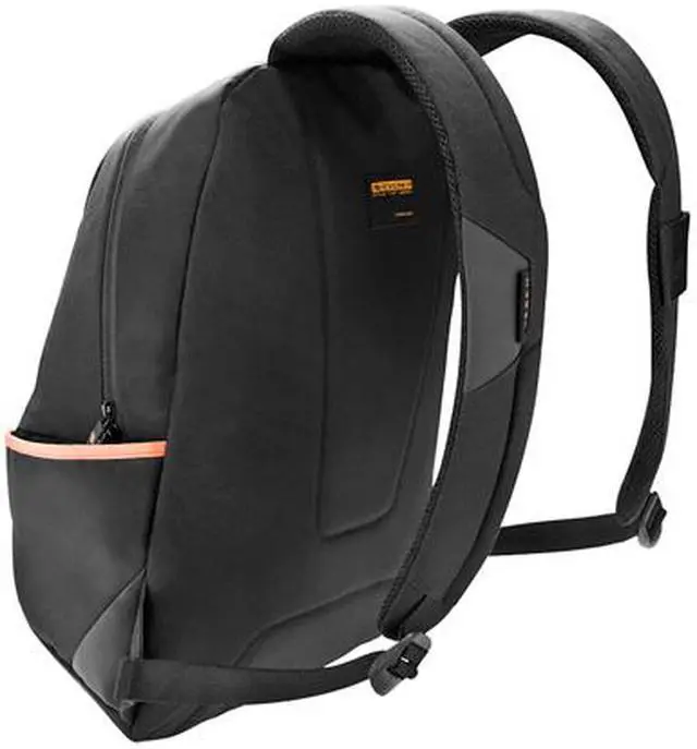Alt view image 3 of 6 - Everki Black 17" Swift Light Laptop Backpack Model EKP116NBK