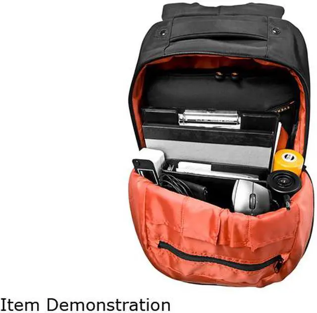 Alt view image 5 of 6 - Everki Black 17" Swift Light Laptop Backpack Model EKP116NBK