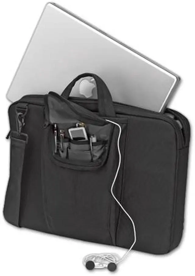 Alt view image 2 of 11 - Brenthaven Black 15.4" Metro Shoulder Case Model 2380